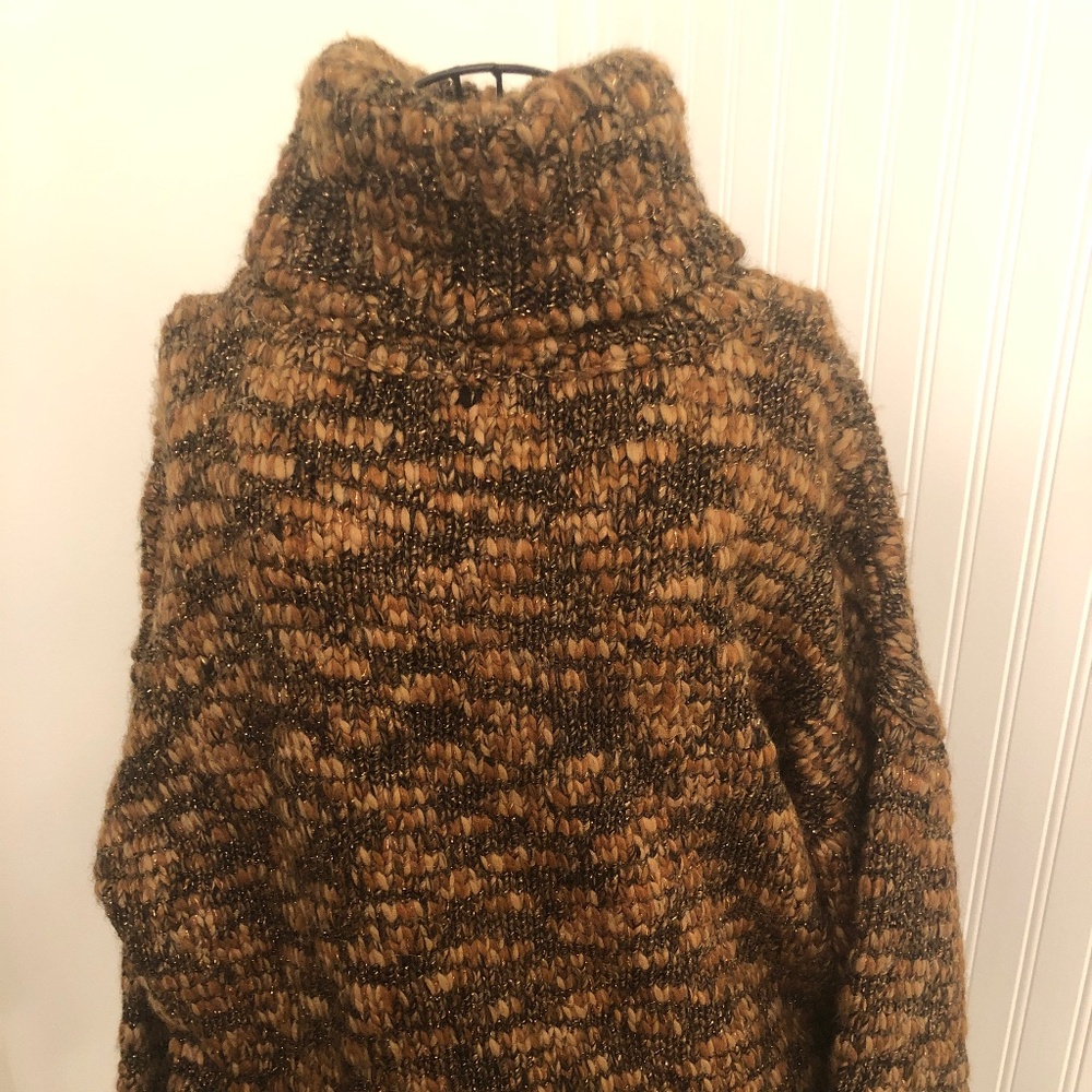 NWT CiottagecoreChunky Earth-tones Large Luxury Wool Blend Sweater